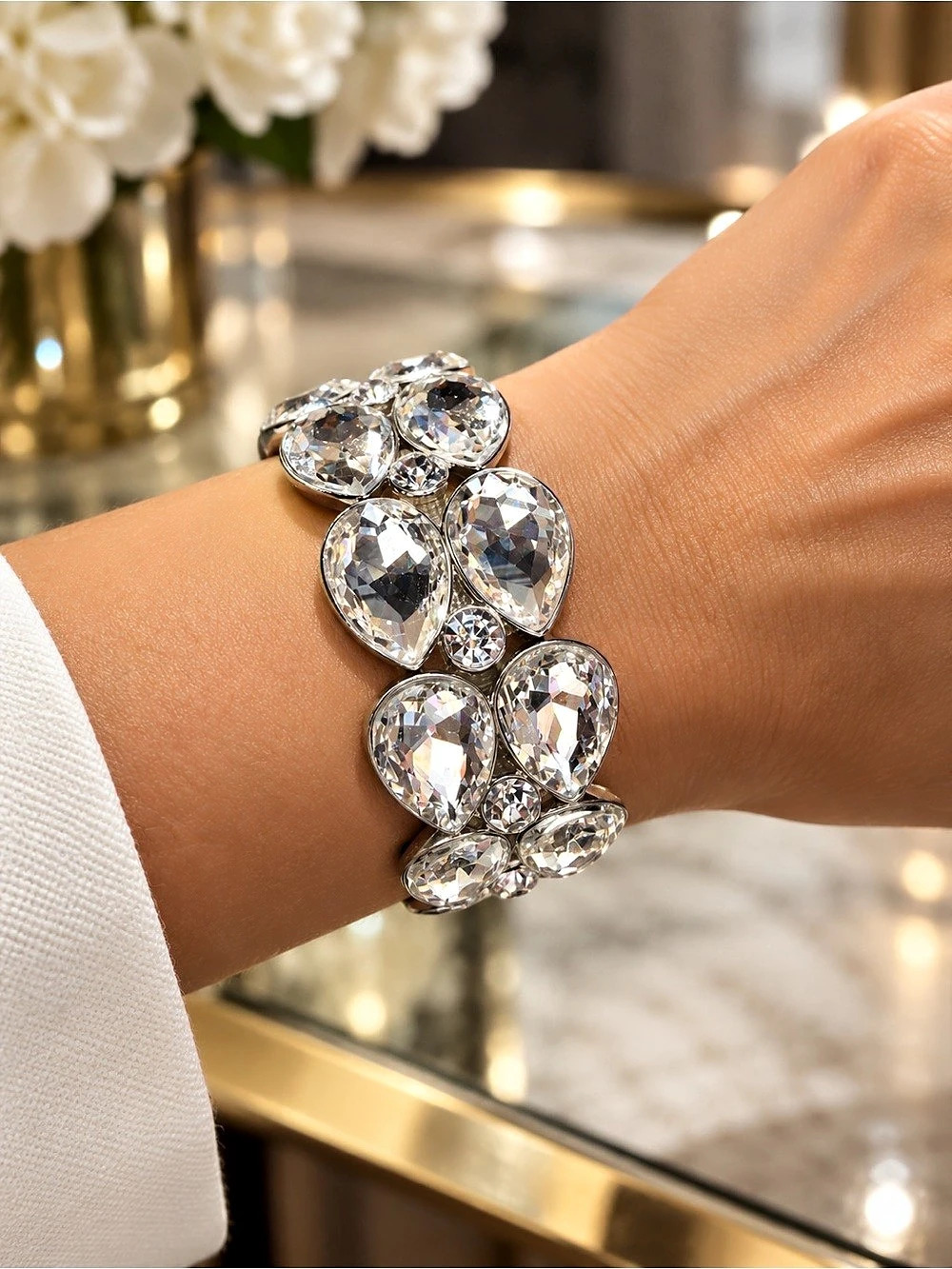 Crystal Statement Bracelet